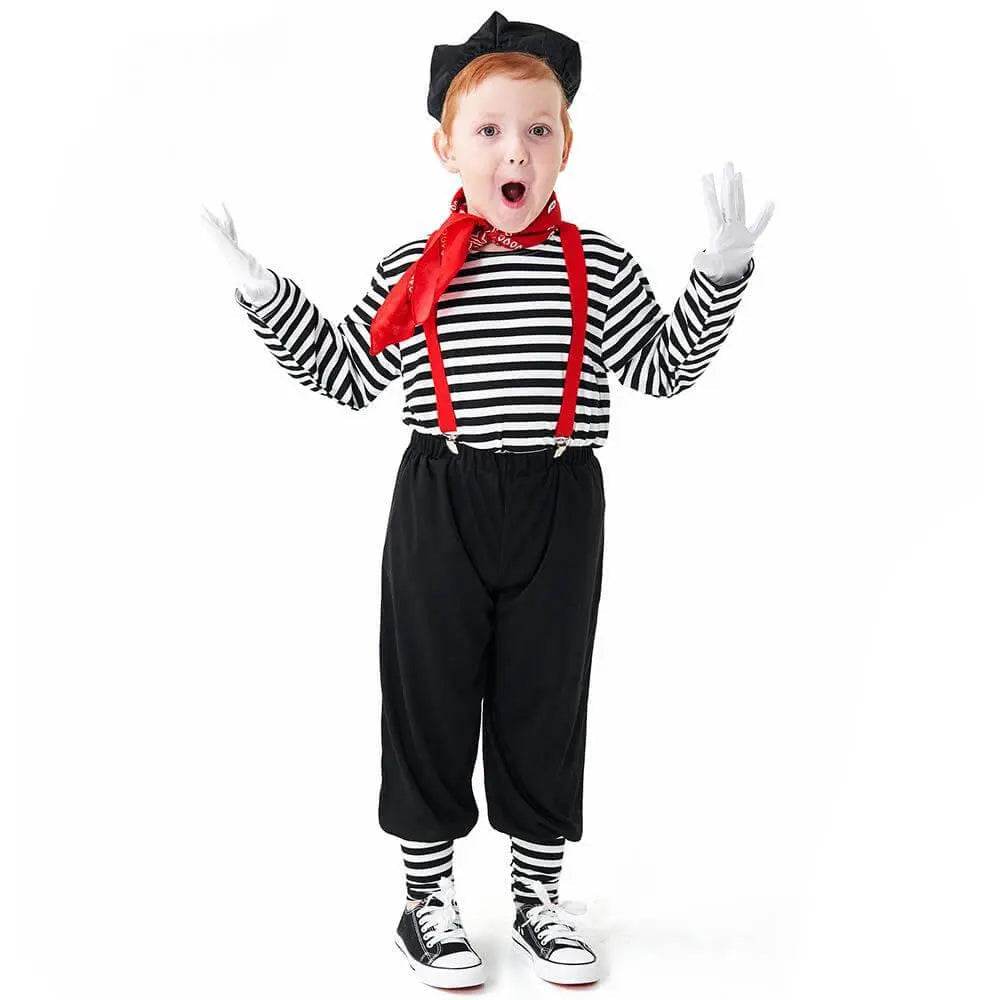 Kids Clown Cosplay Costume for Halloween Stage play - Ecosfun