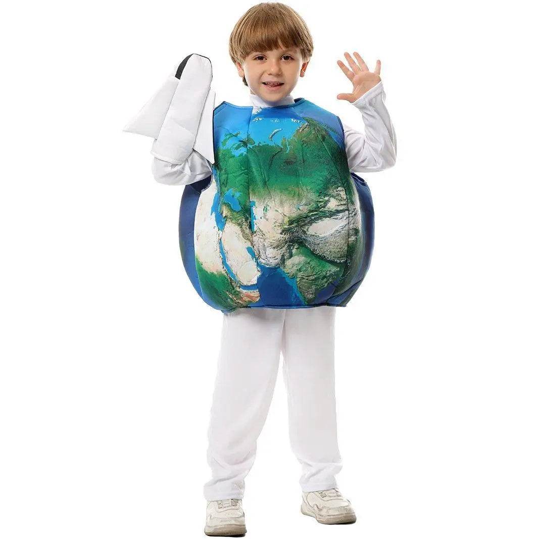 Kids Defender of Earth Costume Halloween and Children's Day Performance Outfit - Ecosfun