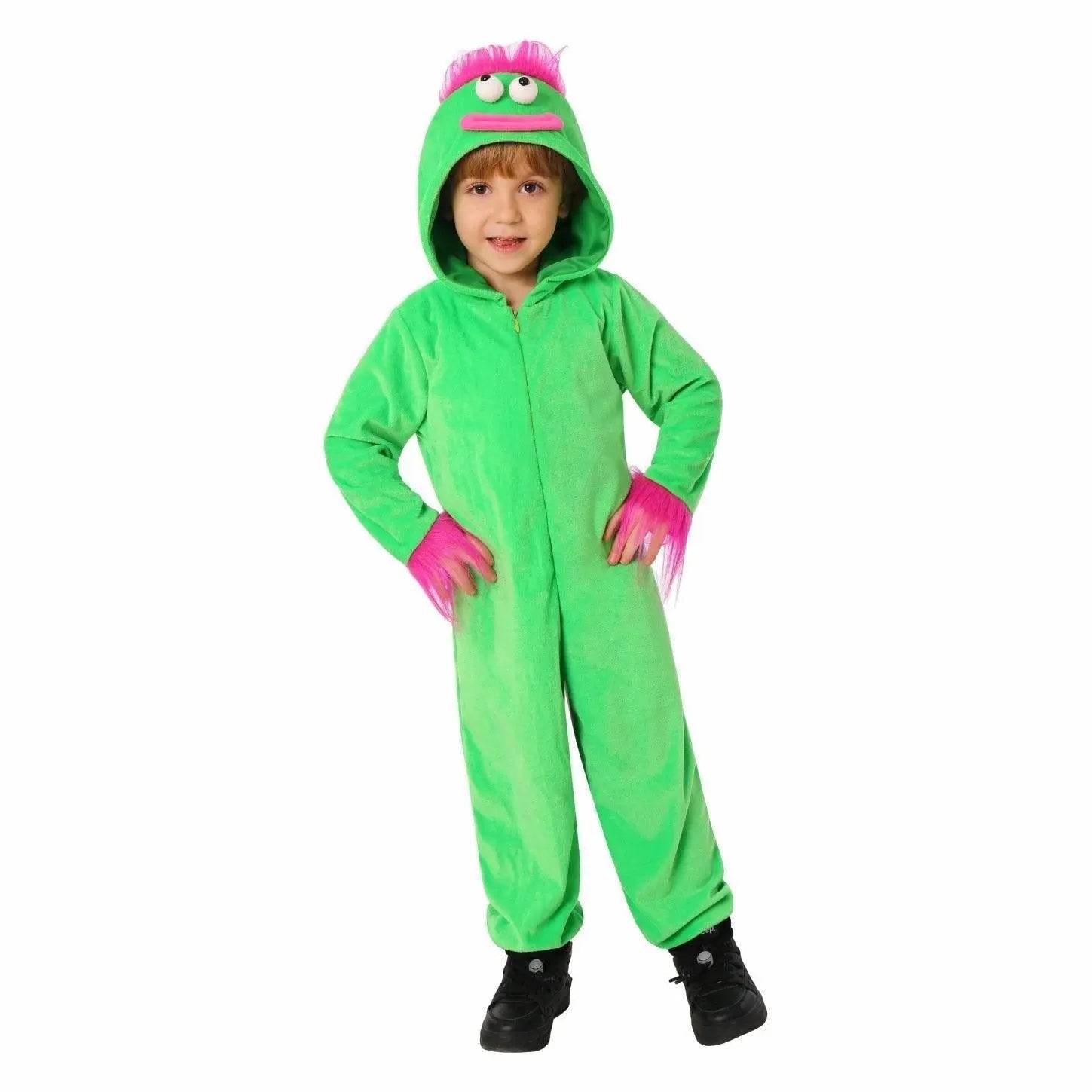 Kids Green Ugly Doll Jumpsuit Party Cosplay Costumes Halloween - Ecosfun
