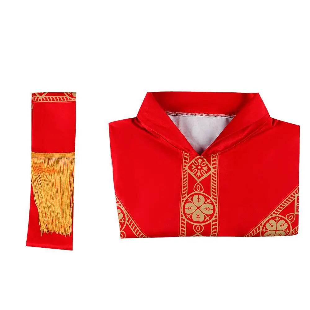 Medieval Cloak Spliced Priest Uniform Cosplay Costume Outfits Halloween Carnival Suit - Ecosfun