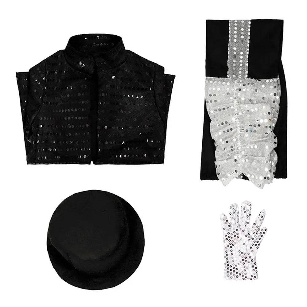 Michael Jackson Kids Performance Costume Tap Dance MJ Imitation Outfit - Ecosfun