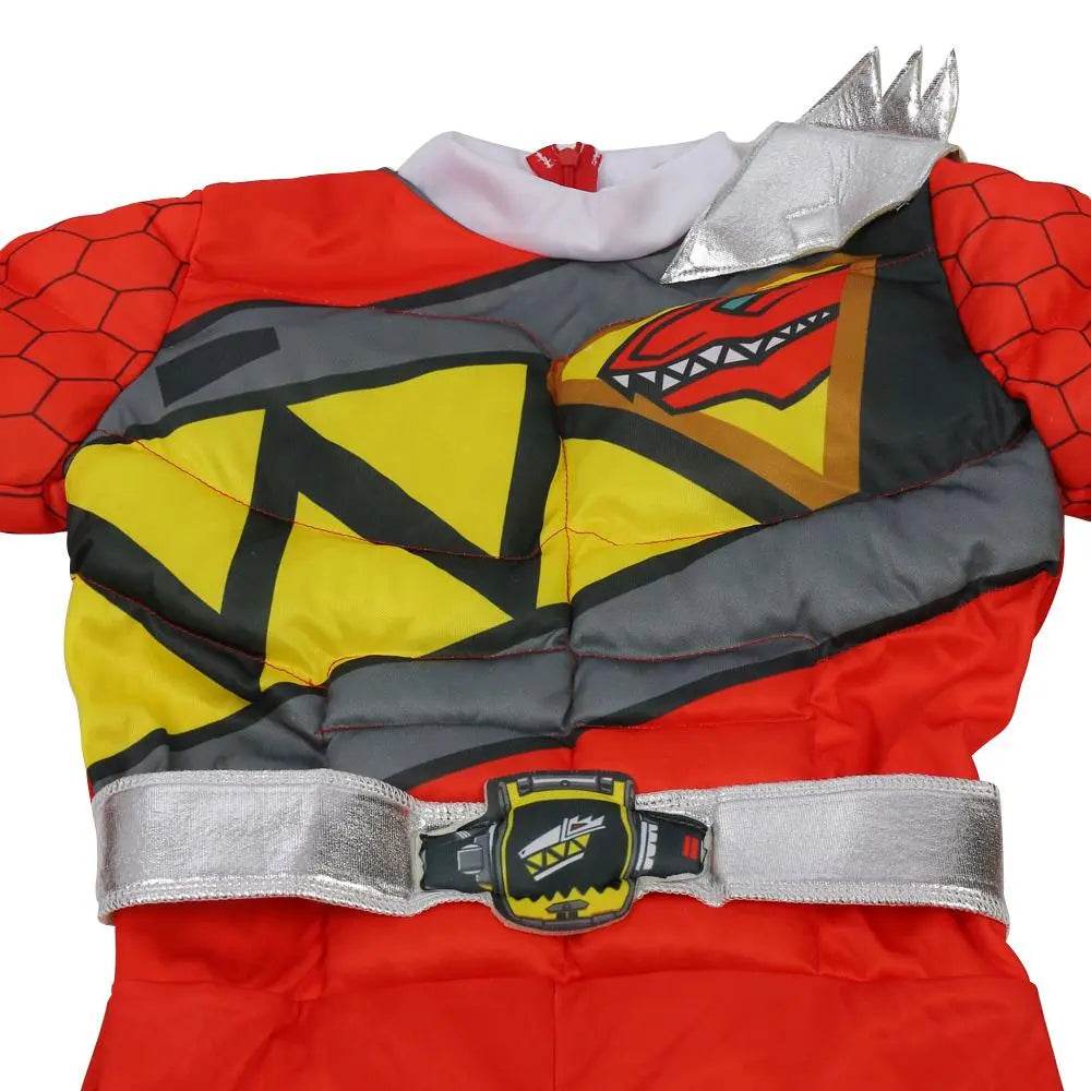 Power Rangers Costume For Boys Red Dino Charge Halloween Outfits - Ecosfun