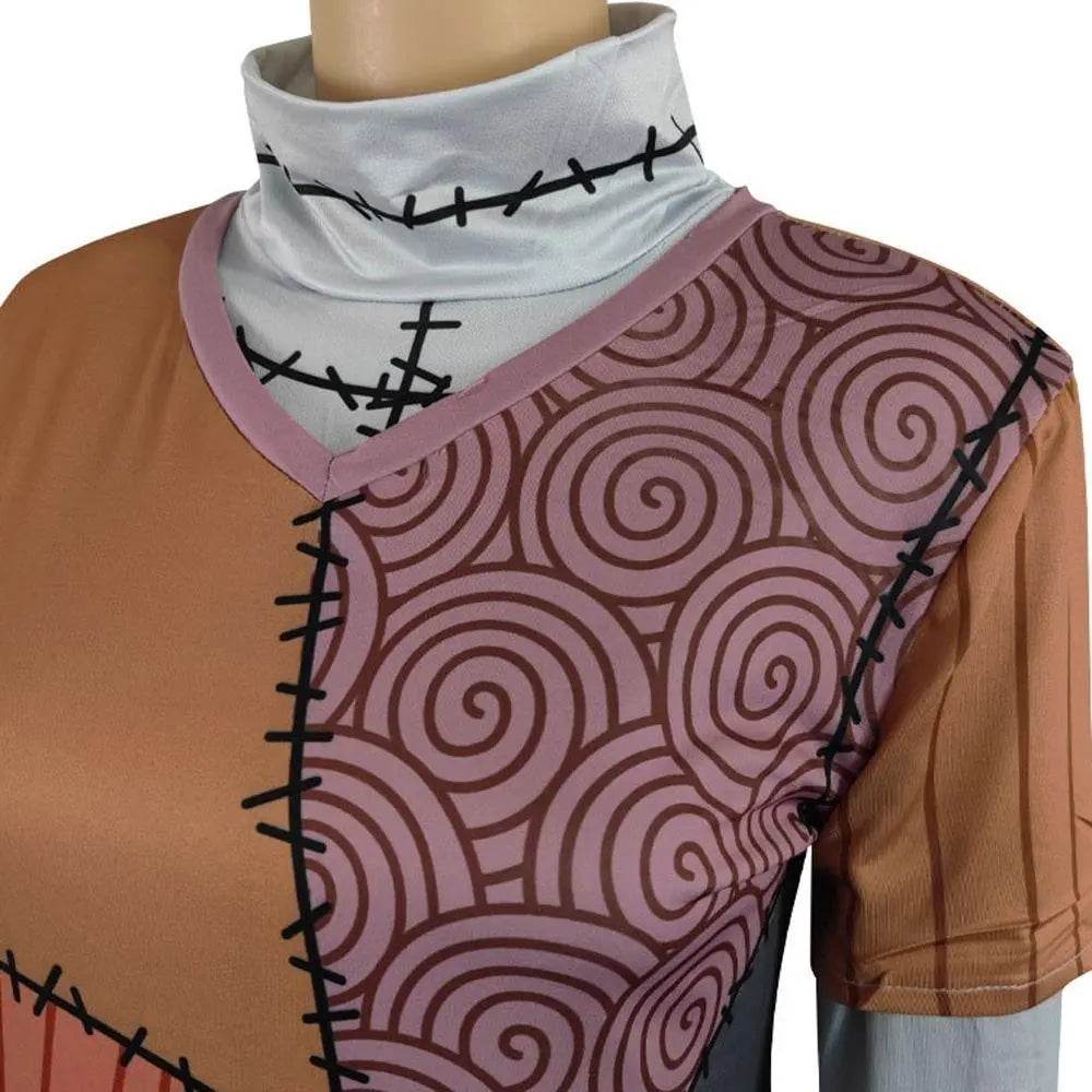 Sally Jack Skellington Finkelstein Costume Dress The Nightmare Before Christmas Halloween - Ecosfun