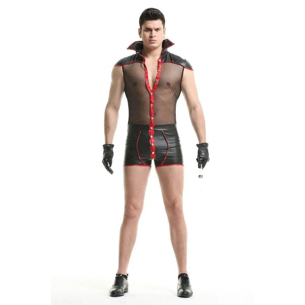 Stag Do Party Fancy Dress Costume Vampire Night Club For Men - Ecosfun
