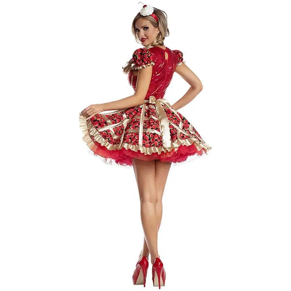 Strawberry Costume Women Dress - Ecosfun