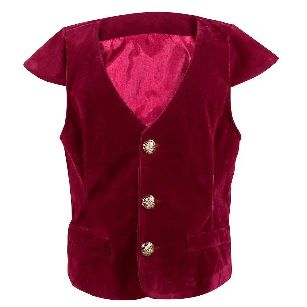 Vampire renaissance victorian pirate costume knight Children Halloween carnival for kids - Ecosfun