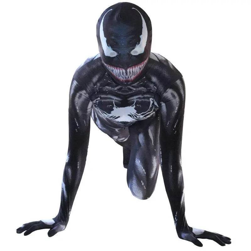 Venom Eddie Brock Costumes Spider-Man Cosplay Jumpsuit Poison Bodysuit Zentai - Ecosfun