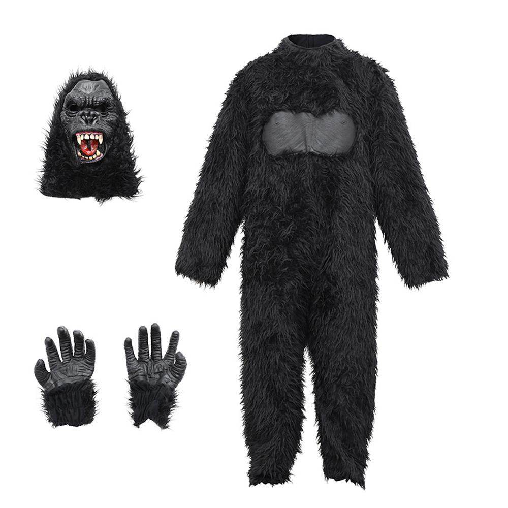 Animal party play King Kong Suffed Gorilla Costume for Kids - Ecosfun