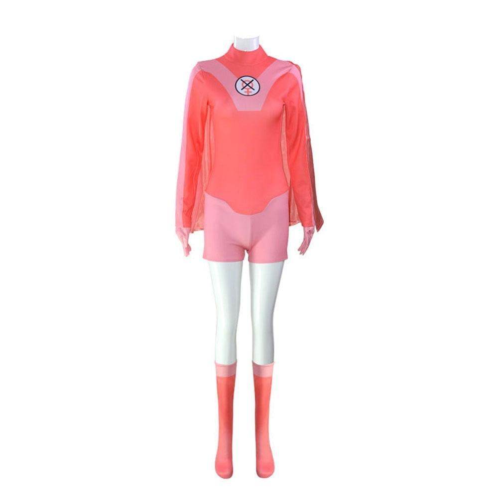 Atom Eve Invincible Costume Bodysuit Zentai Hero Cloak Cosplay - Ecosfun