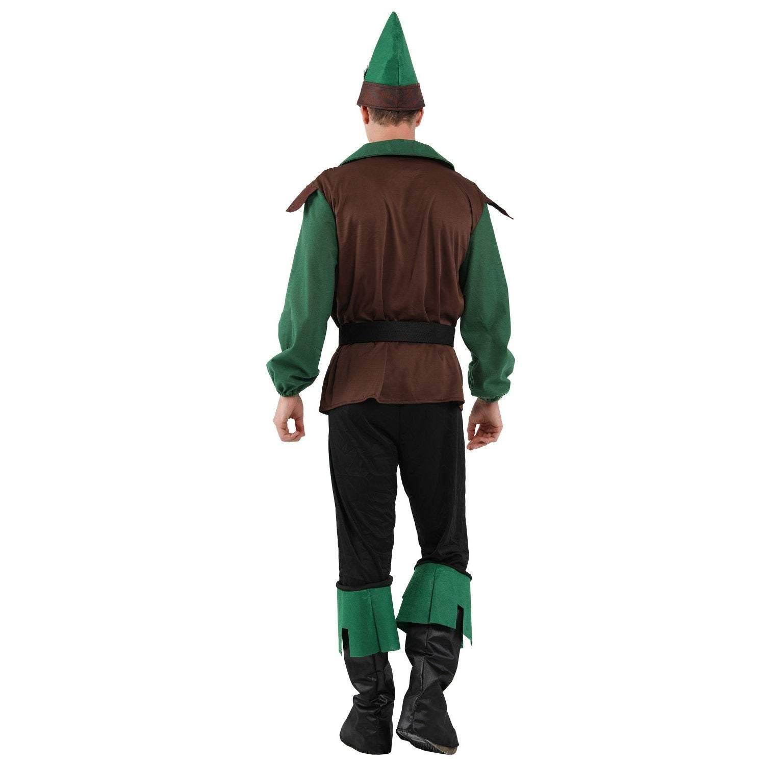 Forest Prince Costumes for Men Halloween Adult Hunter Cosplay Set Green Outfit - Ecosfun