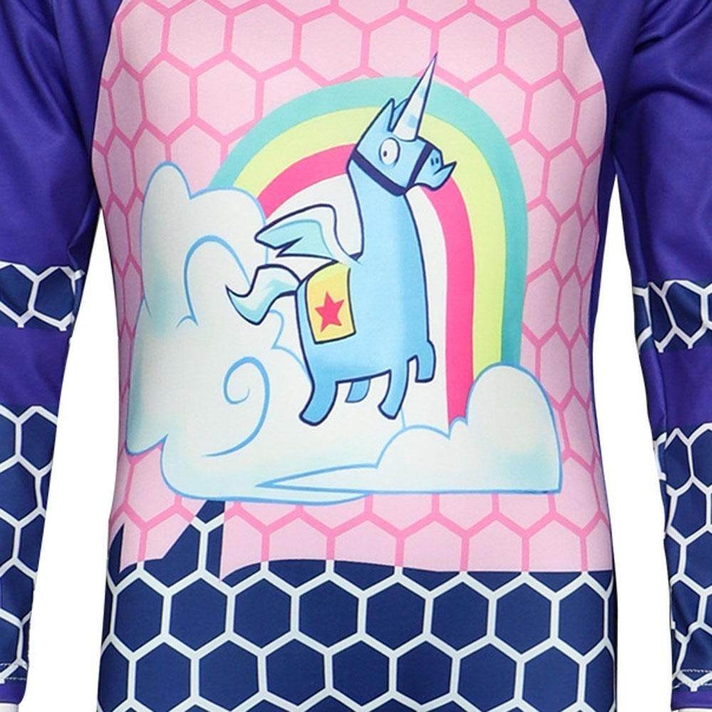 Fortnite Unicorn Costume Jumpsuit for Kids - Ecosfun