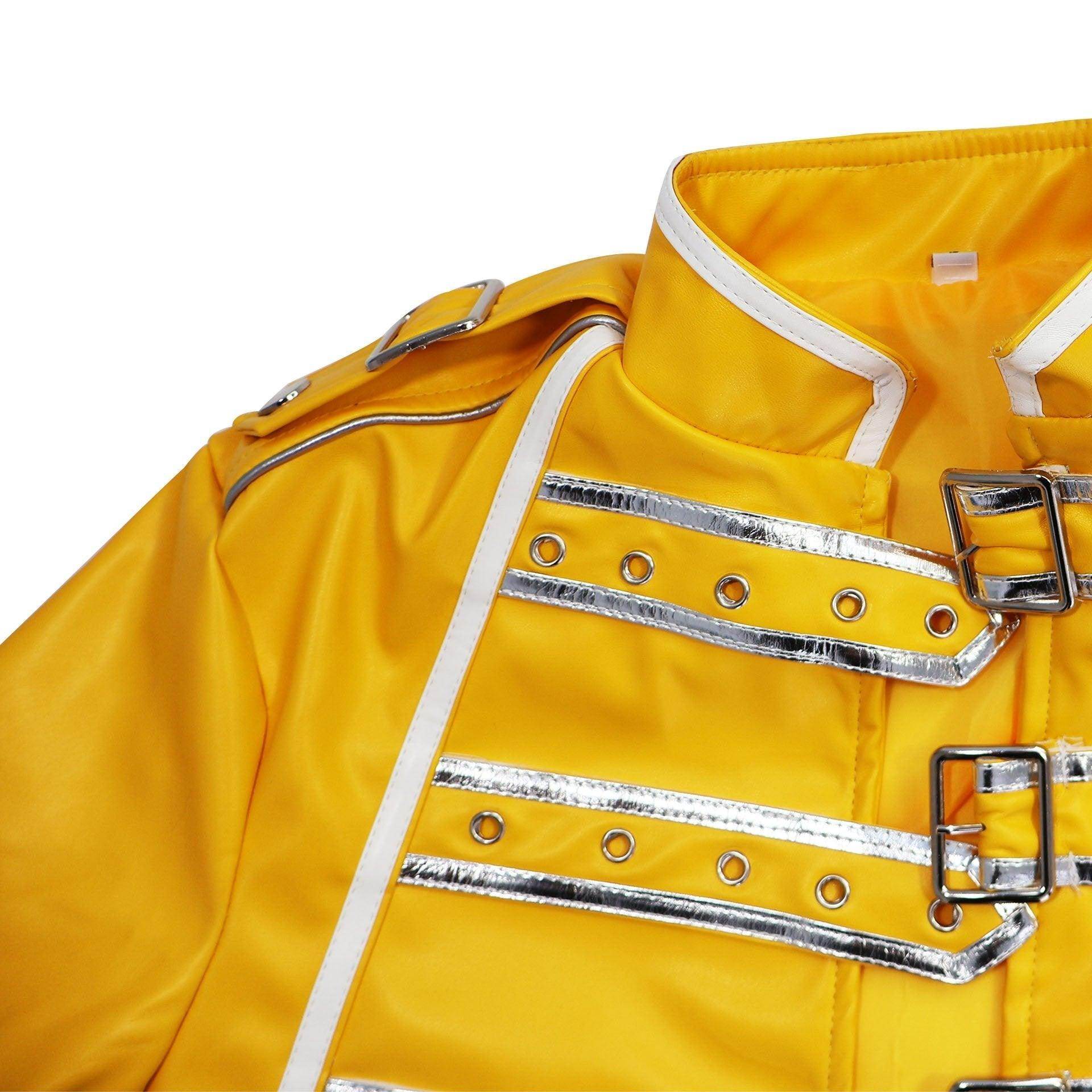 Freddie Mercury Cosplay Costume Queen's Lead Singer Outfit for Adults - Ecosfun