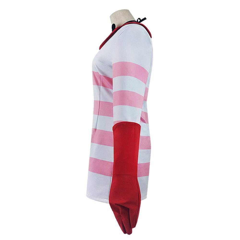 Hazbin Hotel Angel Dust Cosplay Costume Anime Halloween Suit Outfit Sets Dress Up For Women - Pajamasbuy