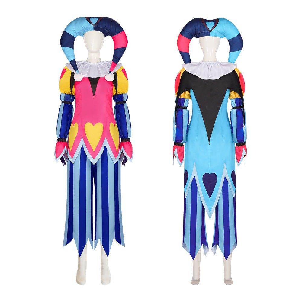 Hazbin Hotel Helluva Boss Fizzarolli clown stage costume cosplay - Ecosfun