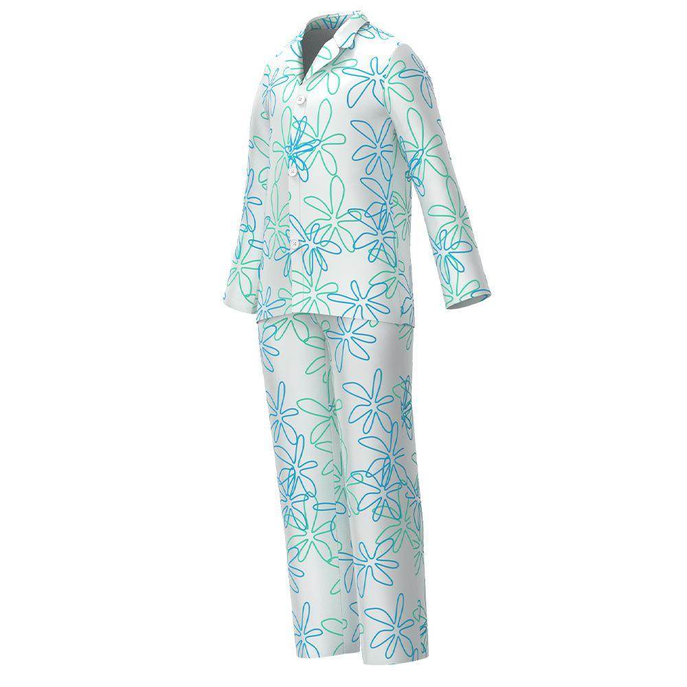 inside out 2 costumes Summer ice silk pajamas Home Wear - Ecosfun