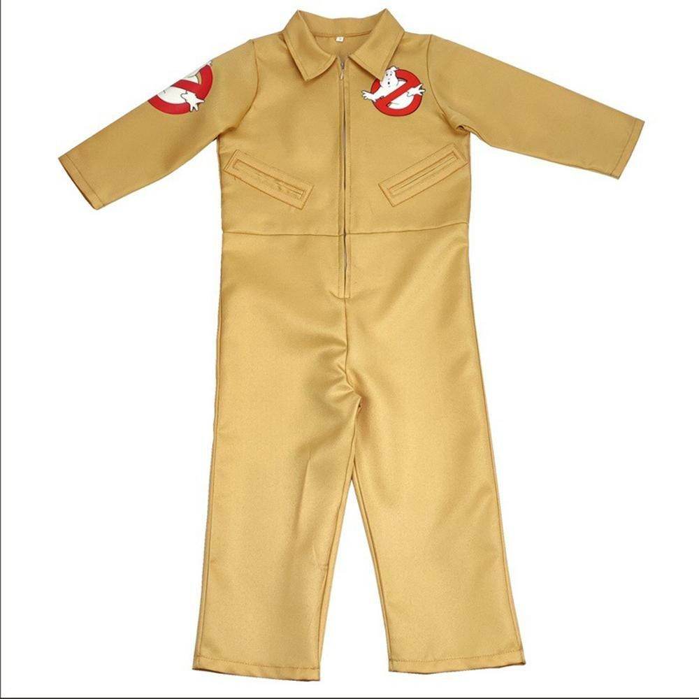 Movie Ghostbusters Costume Halloween Jumpsuit Carnival Suit Cosplay Kids - Ecosfun