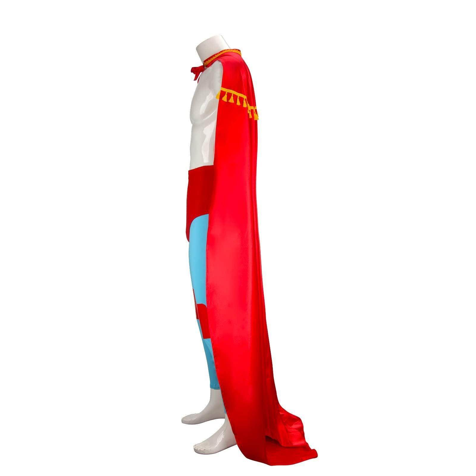 Nacho Libre Costume for Adults with Cape Headgear - Ecosfun