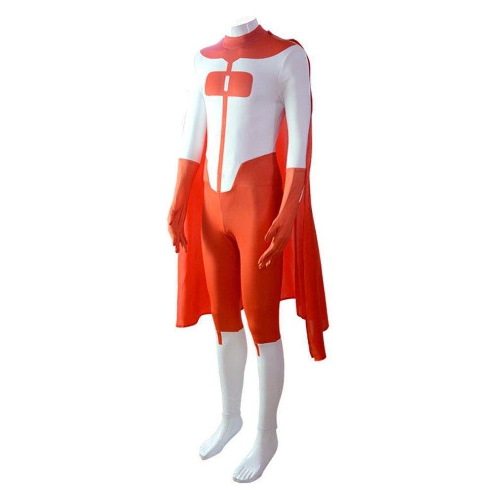 Omni-Man Invincible Costume Bodysuit Zentai Hero Cloak Cosplay - Ecosfun