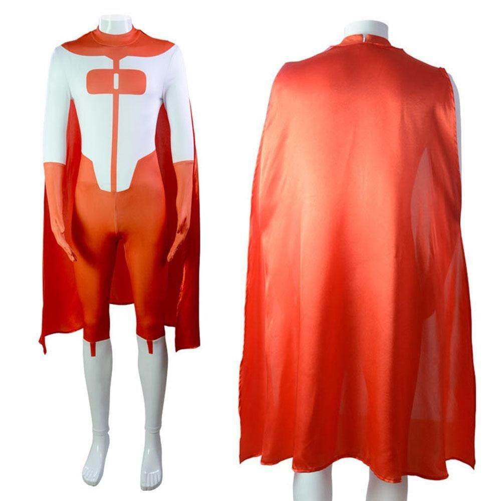 Omni-Man Invincible Costume Bodysuit Zentai Hero Cloak Cosplay - Ecosfun
