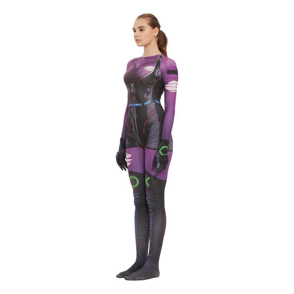 Punchline Alexis Kaye Cosplay Costume Joker's New Girlfriend Jumpsuit - Ecosfun