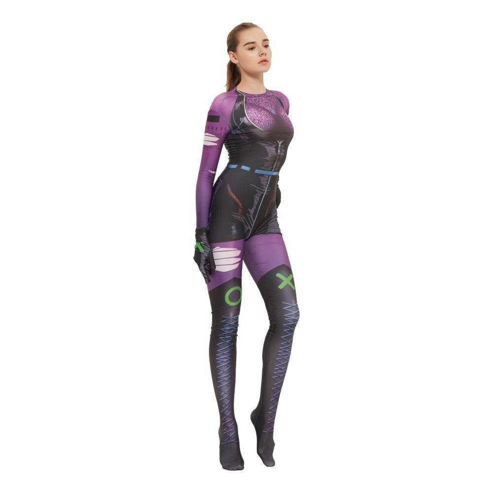 Punchline Alexis Kaye Cosplay Costume Joker's New Girlfriend Jumpsuit - Ecosfun