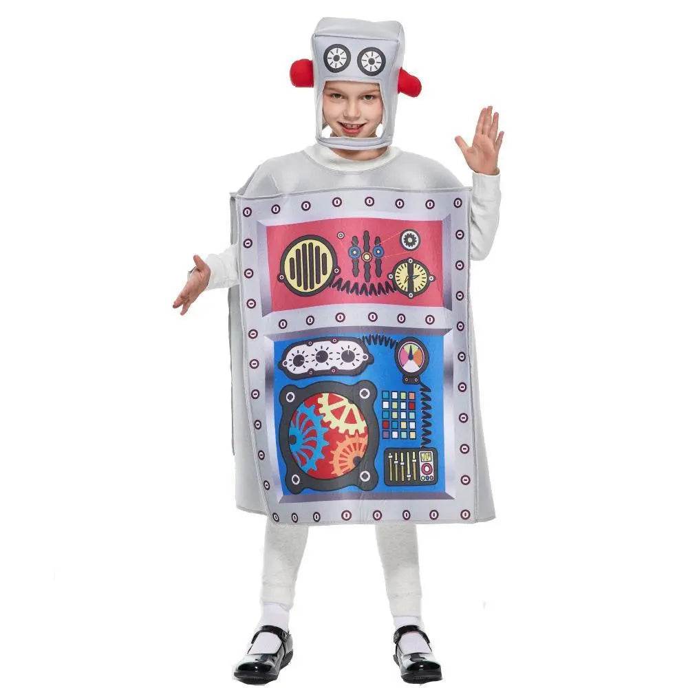 robot Cosplay Costumes Compound Sponge Party halloween for Kids - Ecosfun