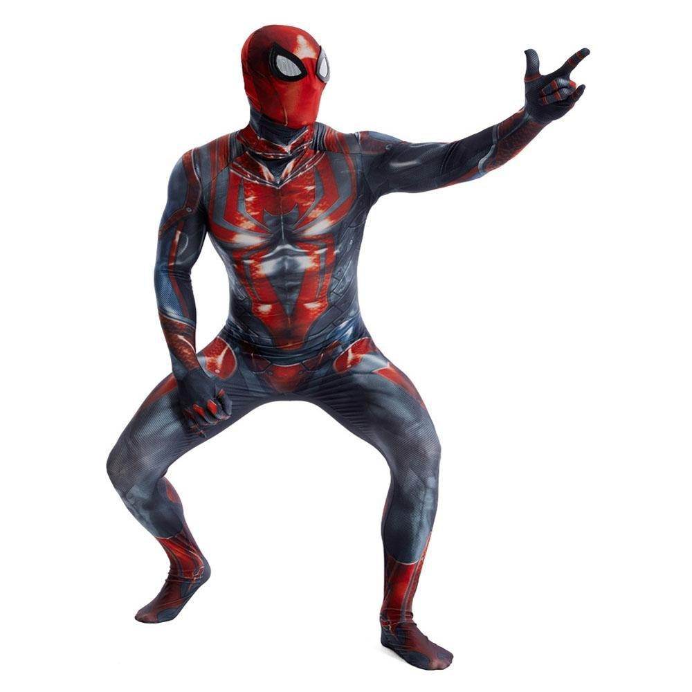 Spider Armor MK III Spider Man Peter Parker Shimmering Cosplay Suit PS4 Costume - Ecosfun