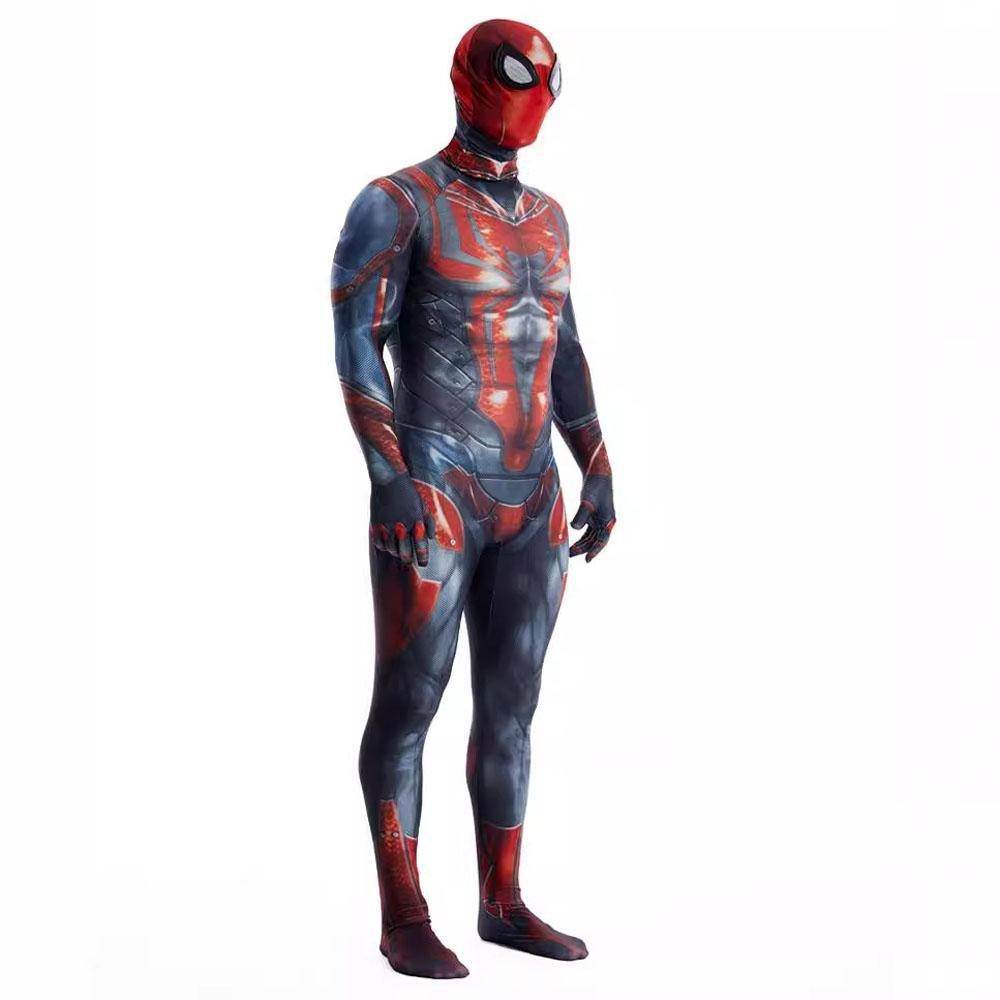 Spider Armor MK III Spider Man Peter Parker Shimmering Cosplay Suit PS4 Costume - Ecosfun