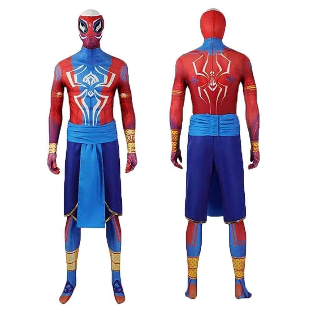 Spider-Man: Across The Spider-Verse India Pavitr Prabhakar Jumpsuit Cosplay Costume - Ecosfun