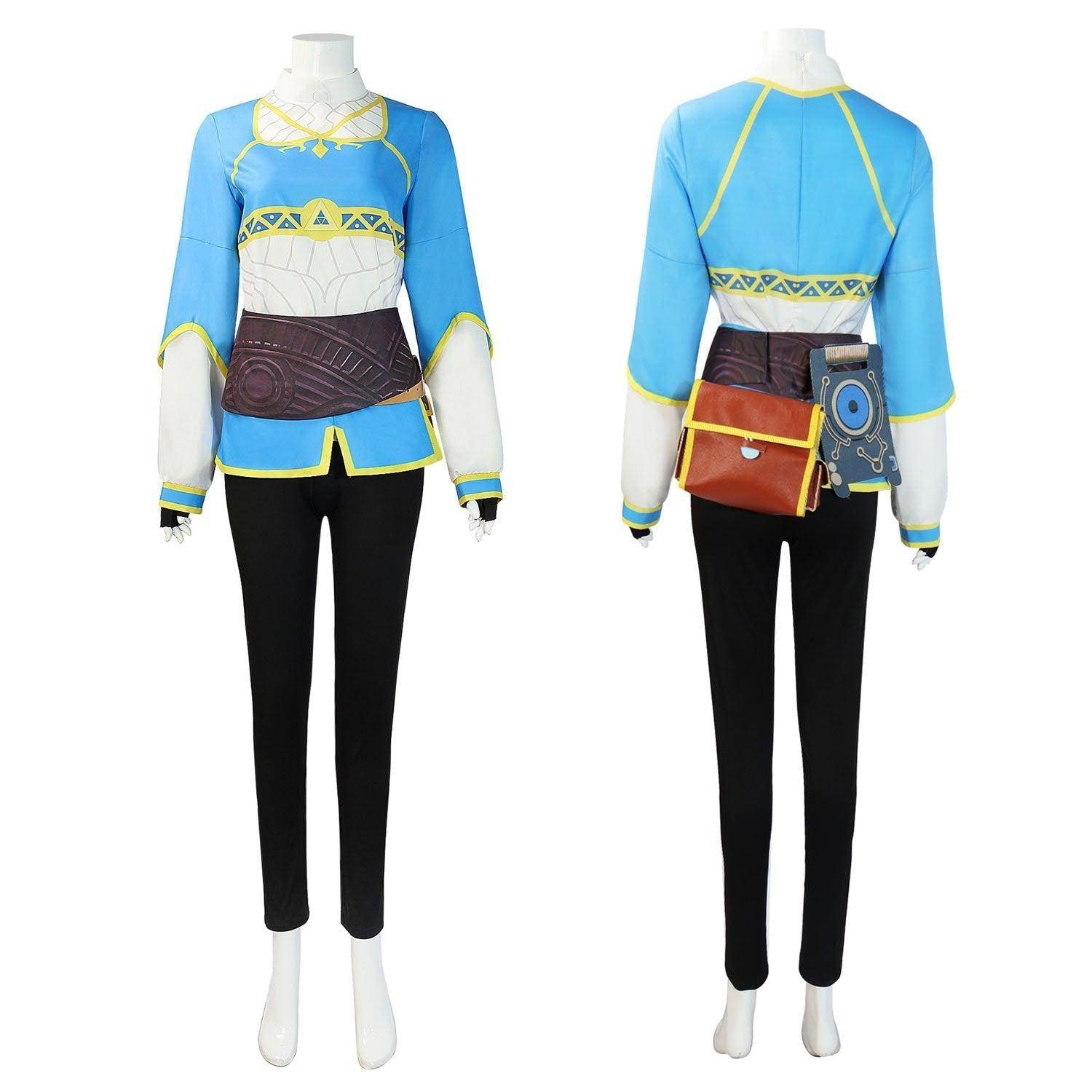The Legend of Zelda Breath of the Wild Princess Zelda Halloween Cosplay Costume Outfits Carnival Suit Adults - Ecosfun