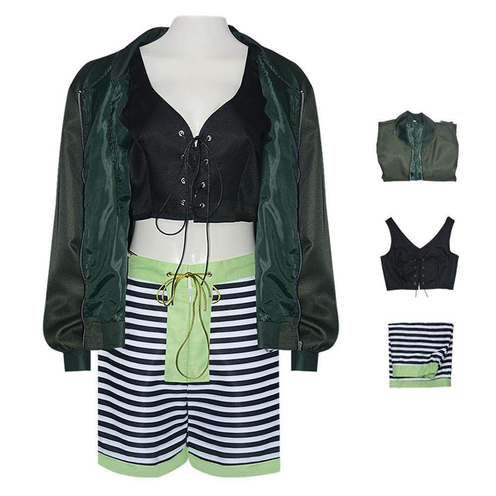 The Professional Léon Mathilda Lando Green casual suit cosplay costume - Ecosfun