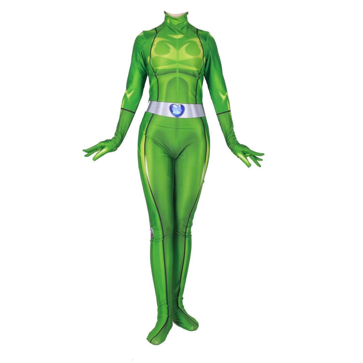 Totally Spies Giantess Costume Jumpsuit Anime Cosplay for Adult Kids - Ecosfun