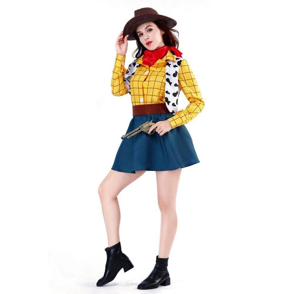 Toy Story 4 Woody Costume Halloween For Women Adult - Ecosfun