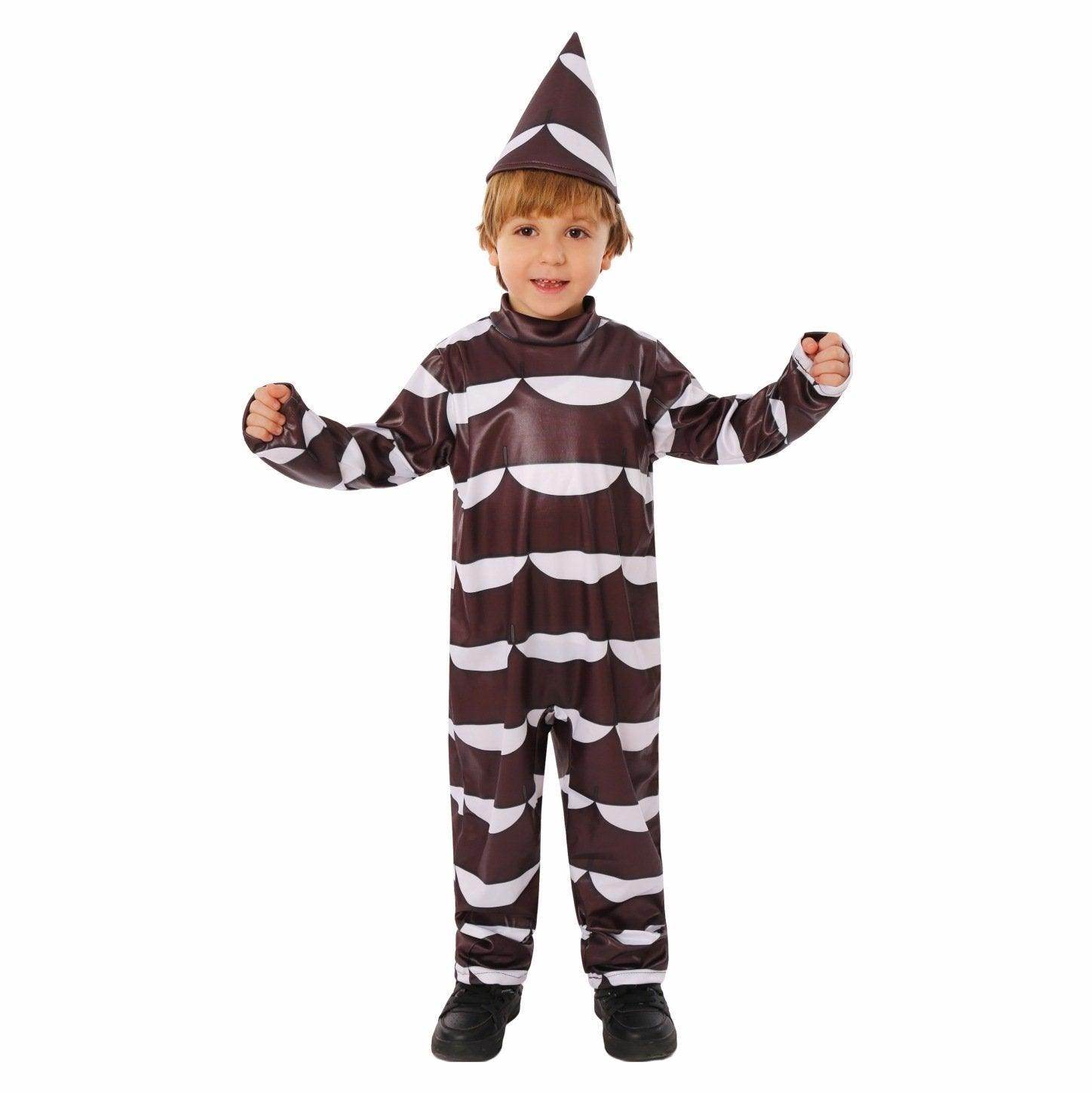 Willy Wonka Kids Chocolate Costumes Movie Jumpsuit Party Cosplay Halloween - Ecosfun