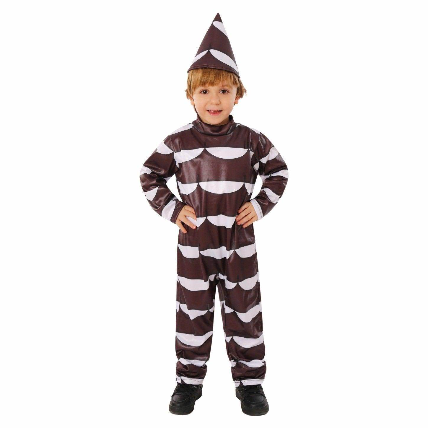 Willy Wonka Kids Chocolate Costumes Movie Jumpsuit Party Cosplay Halloween - Ecosfun
