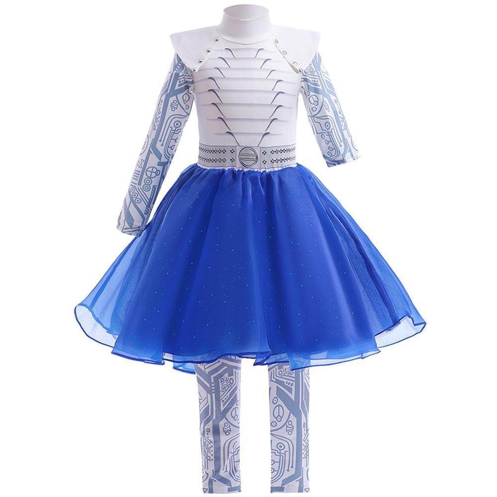 Zombie girls team uniform dress tights two-piece costume - Ecosfun