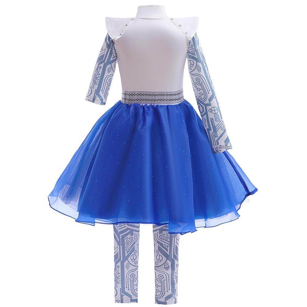 Zombie girls team uniform dress tights two-piece costume - Ecosfun