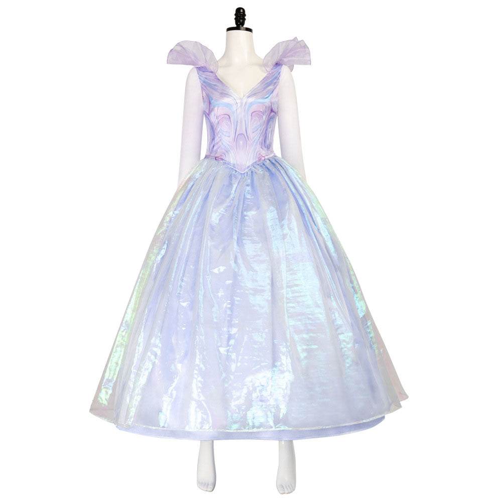 Wicked Glinda Women Blue Dress Outfit Carnival Halloween Cosplay Costume - Ecosfun