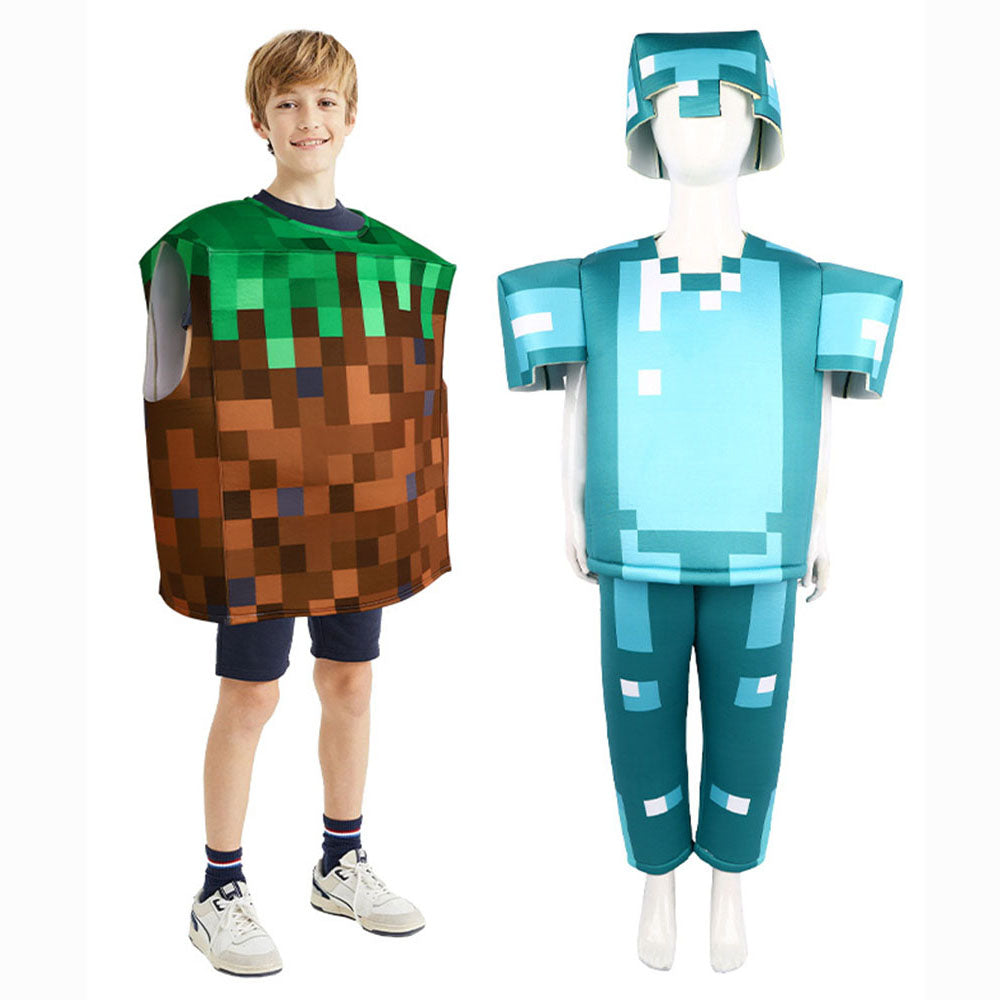 Minecraft Steve Kostüm für Kinder Halloween