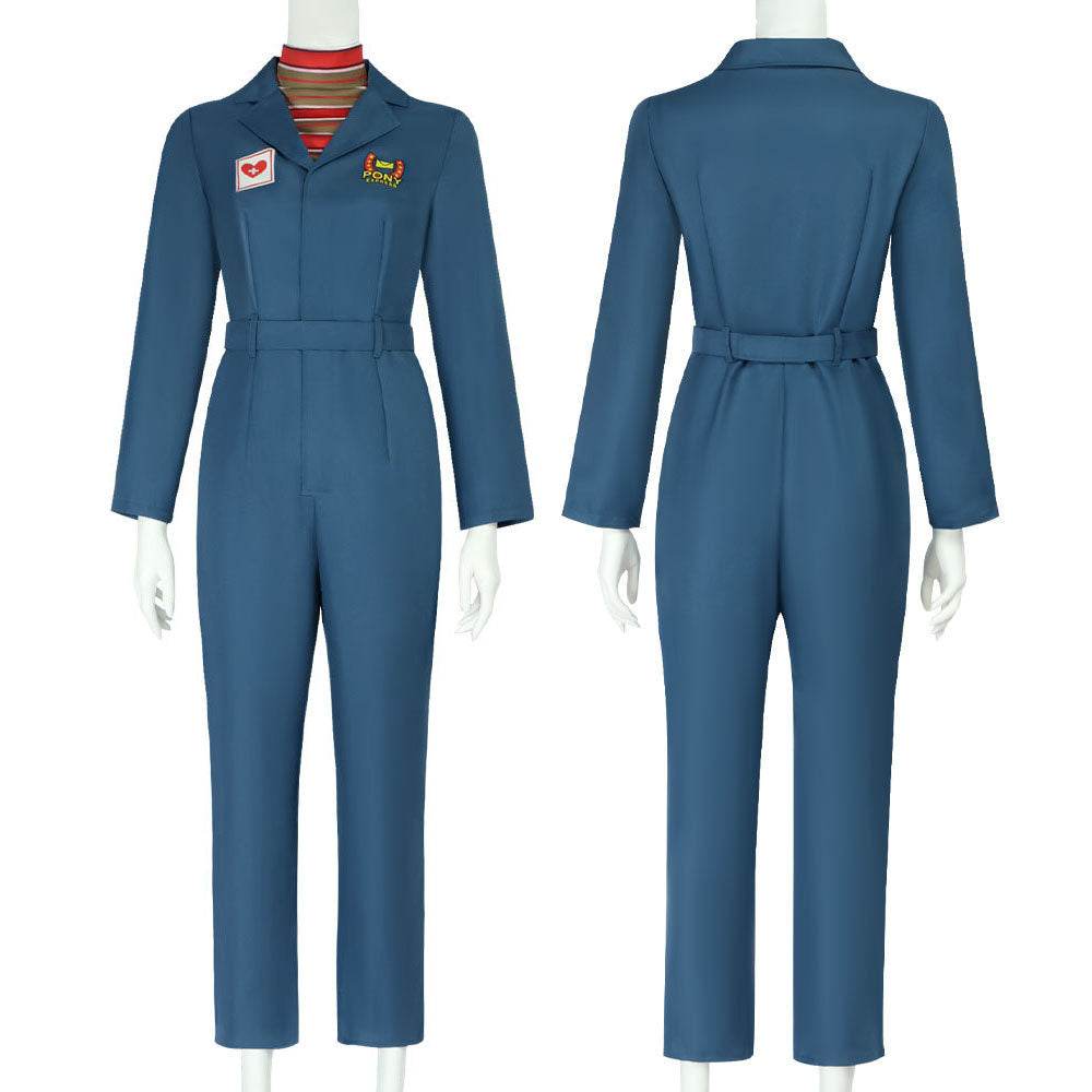 Mouthwashing Anya Women Blue Jumpsuit Carnival Halloween Cosplay Costume - Ecosfun