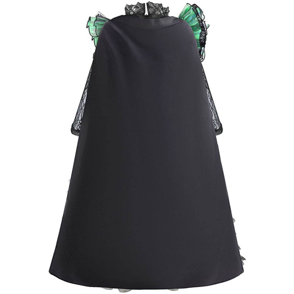 Wicked Black lace dress Halloween holiday party dress - Ecosfun