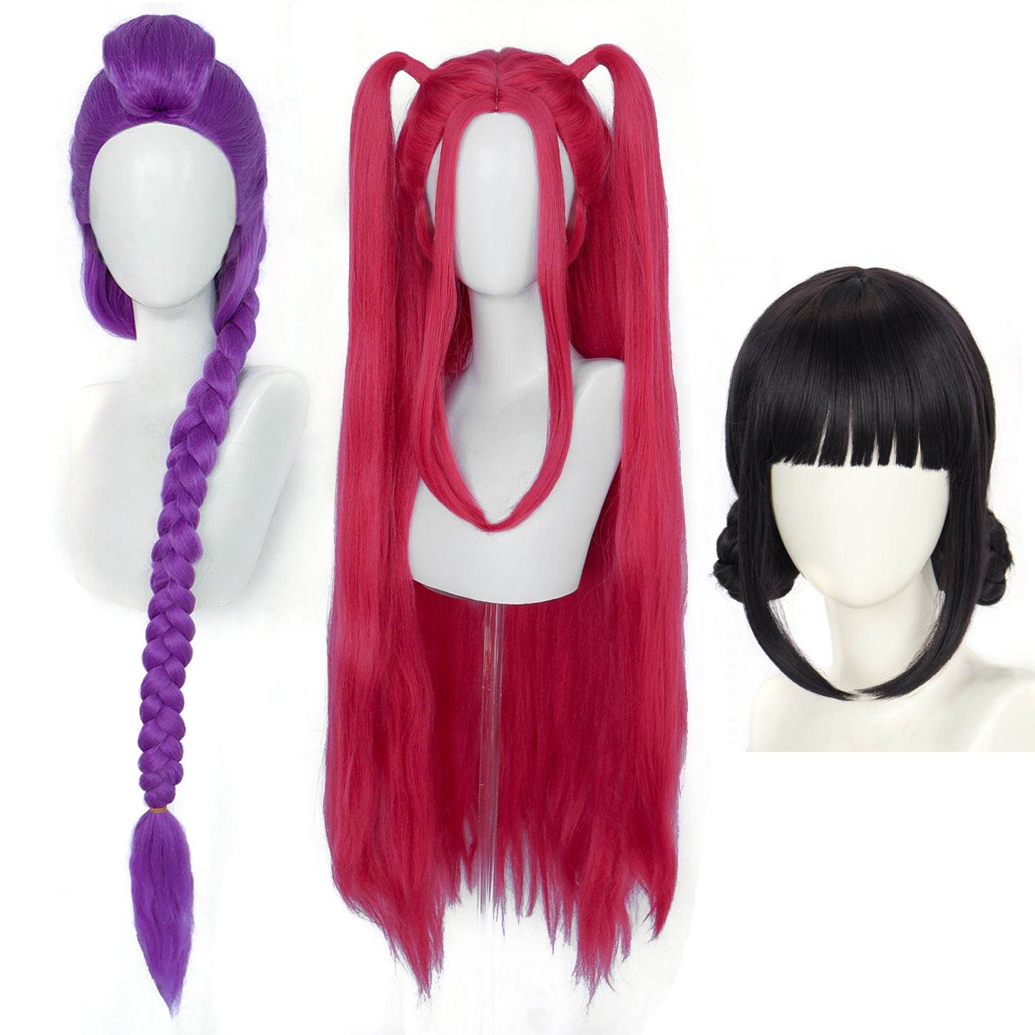 K-Pop: Demon Hunters mira Zoey rumi Cosplay Wig - Ecosfun