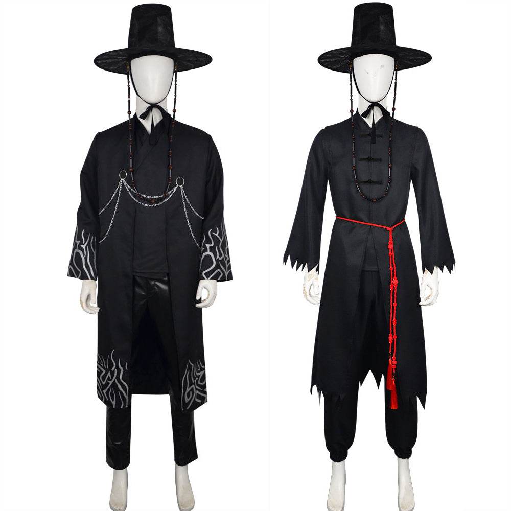 Kpop Demon Hunters Jinu Costume Cosplay Outfit Hat For Adult Man Halloween - Ecosfun