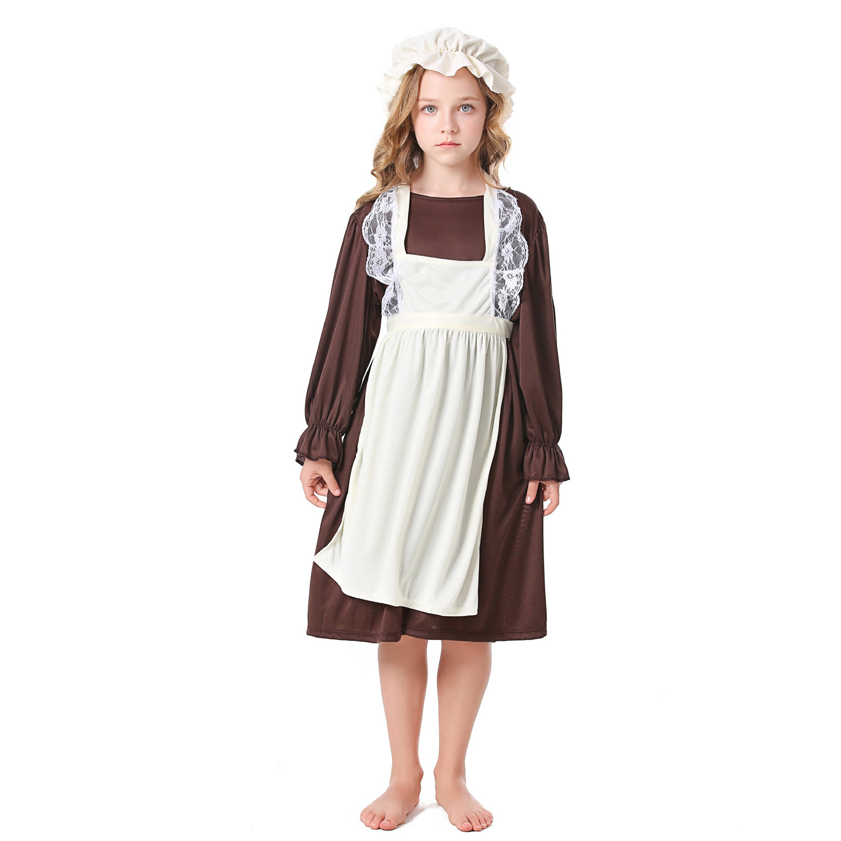 Medieval Costume For Children: European Colonial Poor Man Grandma Costume