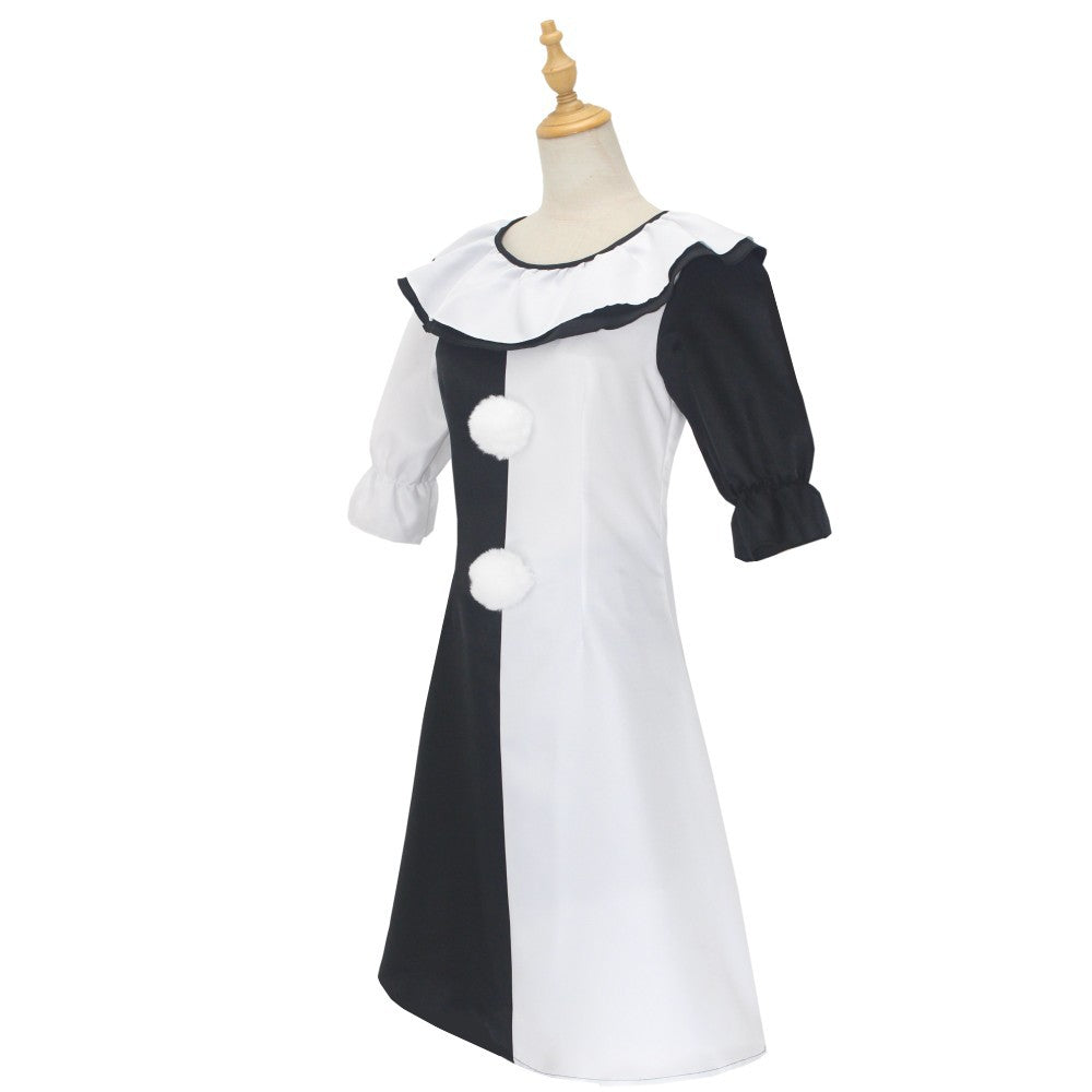 Terrifier 2 Art The Clown Joker Cosplay Costume Jumpsuit Halloween