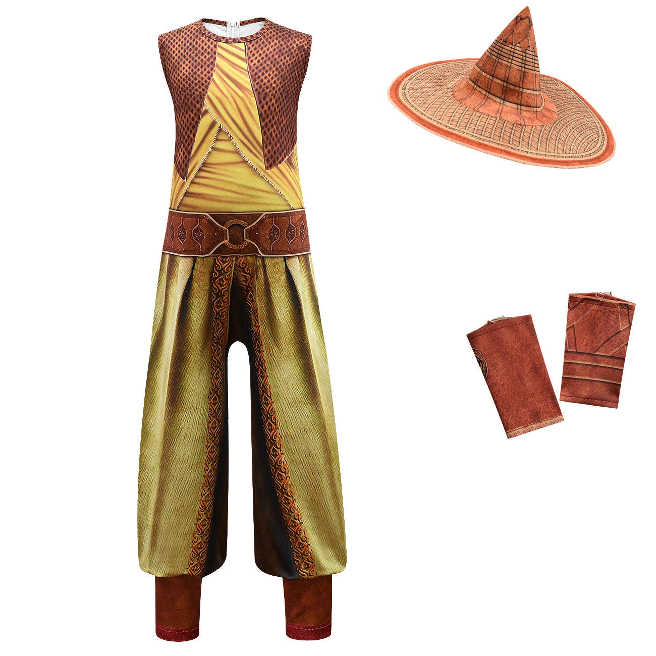 Raya und der letzte Drache Kostüm Cosplay Halloween Drama Aufführung Overall