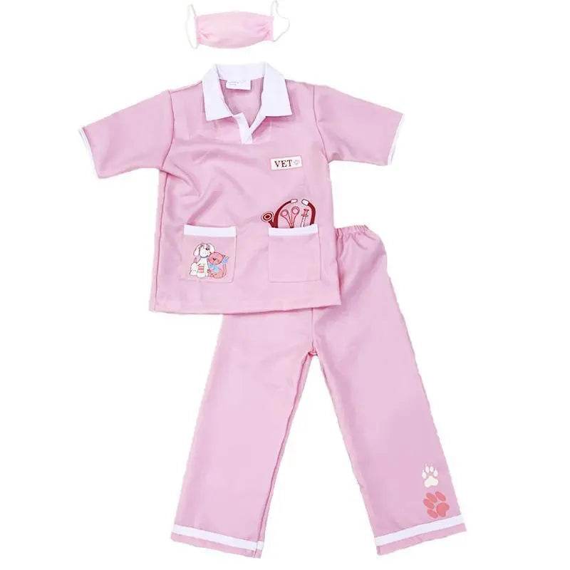 Child Unisex Doctor Dress-up Veterinarian Role Play Halloween Costumes for kids - Ecosfun