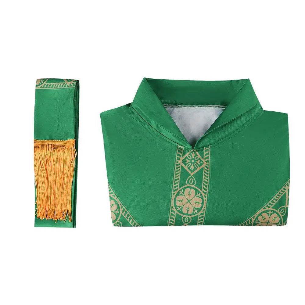 Medieval Cloak Spliced Priest Uniform Cosplay Costume Outfits Halloween Carnival Suit - Ecosfun