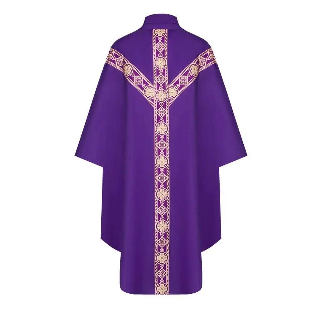 Medieval Cloak Spliced Priest Uniform Cosplay Costume Outfits Halloween Carnival Suit - Ecosfun