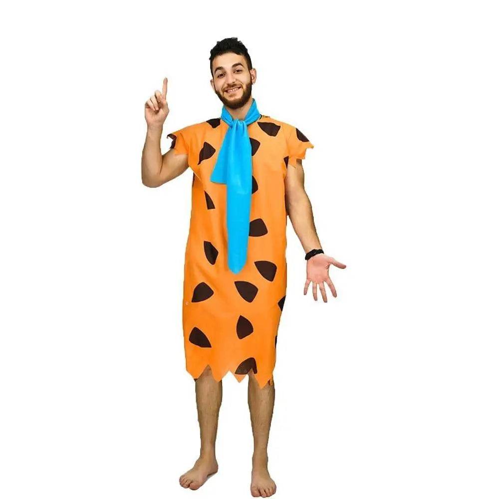 Men Wilma Flintstone Outfits Cosplay Costume Halloween Adults Kids - Ecosfun